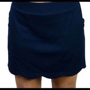Golf skirt navy pebble beach